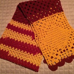 Handmade USC football scarf