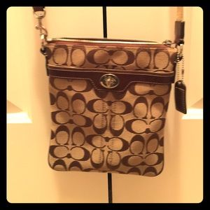 Coach monogram crossbody