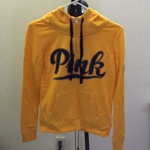 Victoria's Secret Pink Perfect Half Zip Hoodie