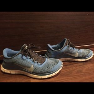 Blue Nike Free 3.0 | Women's 7