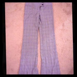 Grey bell bottom pants