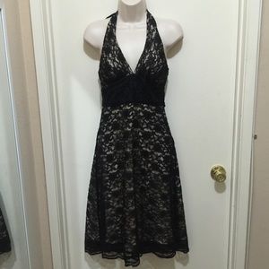Black lace dress
