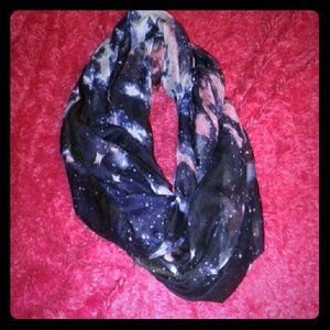 Galaxy infinity wrap scarf