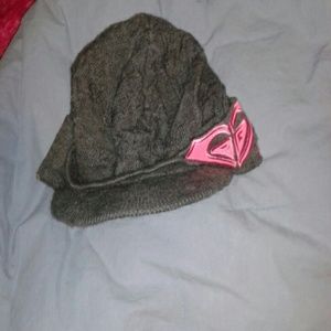 Roxy knit brim beanie