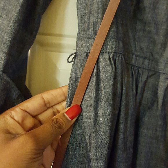 Denim chambray dress - Picture 2 of 4