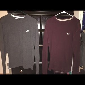 Bundle 2 men's long sleeve shirts