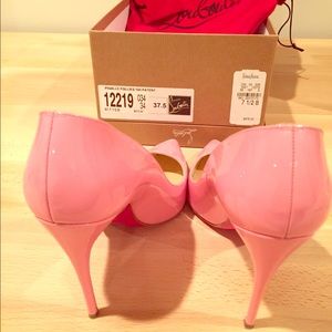 Pink Christian Louboutin Pigalle Follies 7.5