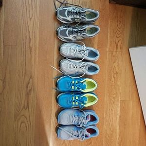 4 pairs of size 9.5 tennis shoes