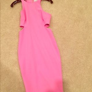 Elizabeth and James pink cutout dress