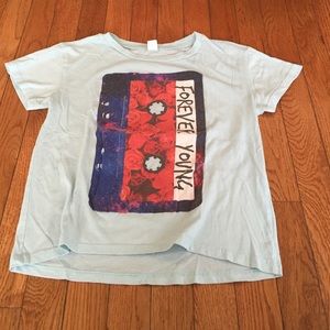 Powder blue t-shirt