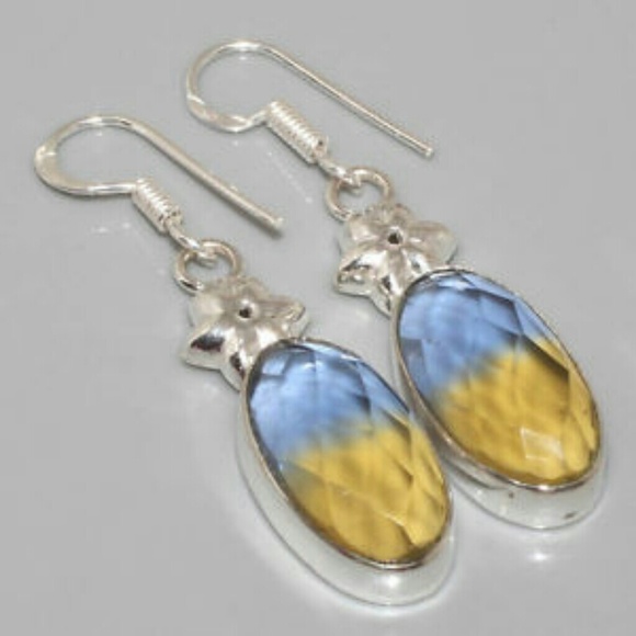 Jewelry - 🎀🎀Brand new ametrine.925 silver drop earrings.