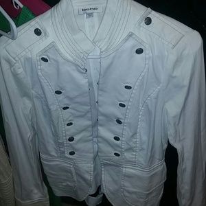 Reduced >Bebe stylish white jacket size S