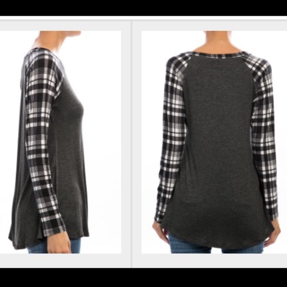 🇺🇸 Plaid Long Sleeve Top - Picture 4 of 4