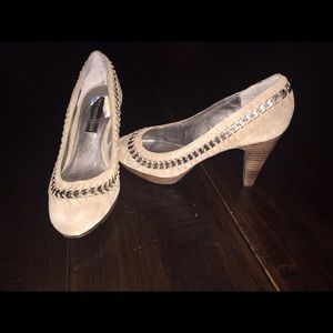 Madden luxe suede heels