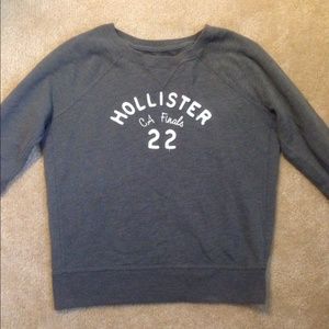 Hollister Gray Sweatshirt