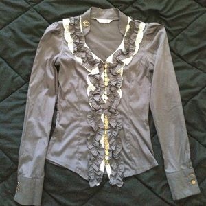 Lace buttons down shirt 👌