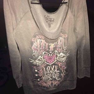 Sinful shoulder sweater