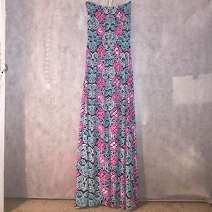 NWOT Lilly Pulitzer strapless maxi size small