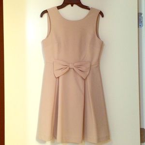 Beautiful cream bow dress