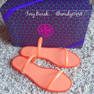 💋Make an offer💋Tory burch two band jelly flat