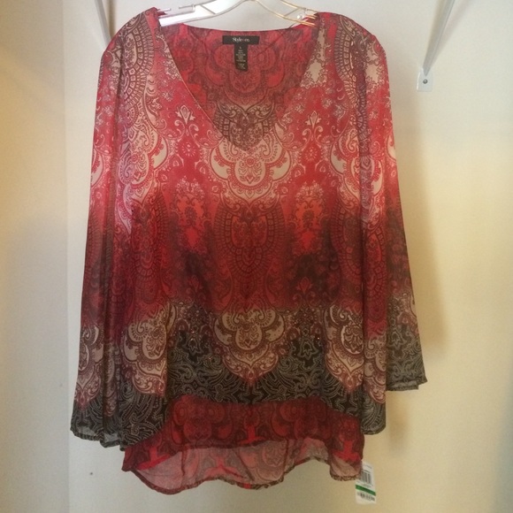 Style & Co. Ombré Blouse