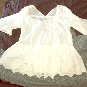 White Free People top