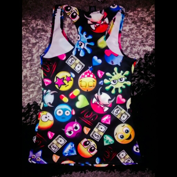 XS Emoji Tank Top ** NWT - Picture 2 of 2