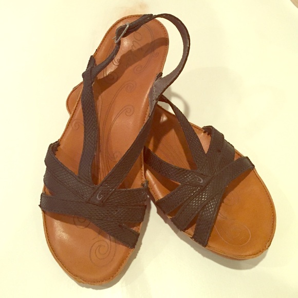 Olukai sandals with adjustable straps