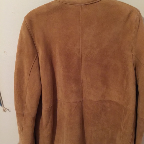 REDUCED Ladies shearling coat, mid length - Picture 3 of 5