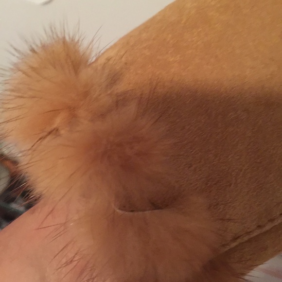 REDUCED Ladies shearling coat, mid length - Picture 4 of 5