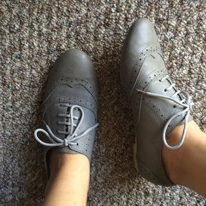 Gray Oxfords