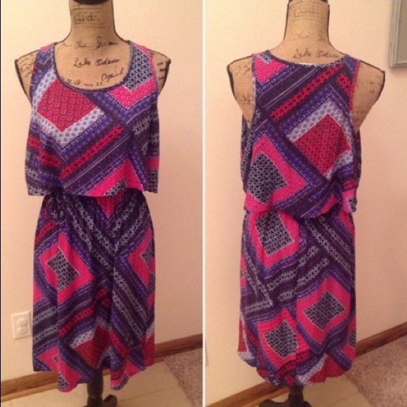 Adorable purple and pink dress