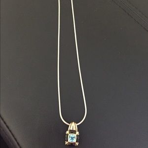 MAKE AN OFFER🌷Lorenzo Blue Topaz & ONYX Necklace