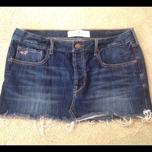 Hollister denim skirt size 11 waist 30