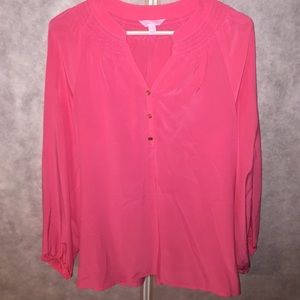 NWOT Lilly Pulitzer Elsa top size medium pink