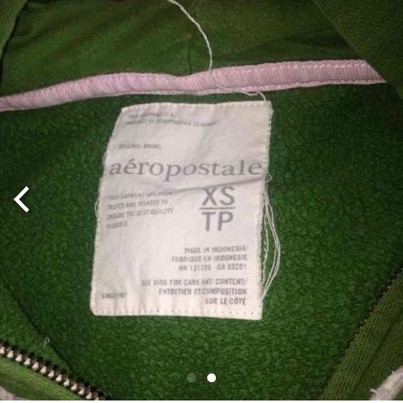 Aeropostale zip front hoodie xs - Picture 2 of 2