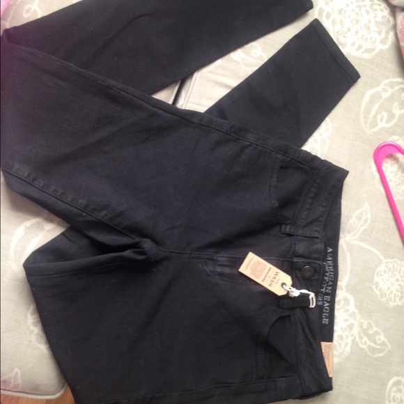American eagle hi-rise jegging/black