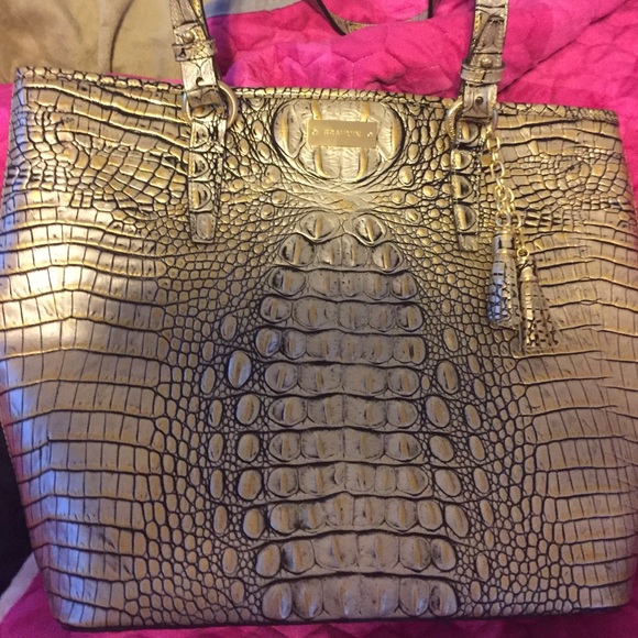 Brahmin tote!  Gold and black!  Gorgeous!