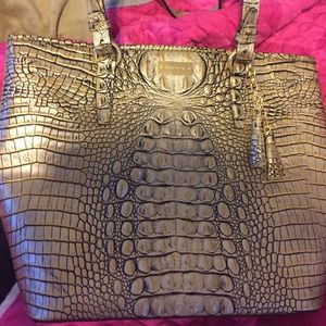 Brahmin tote!  Gold and black!  Gorgeous!