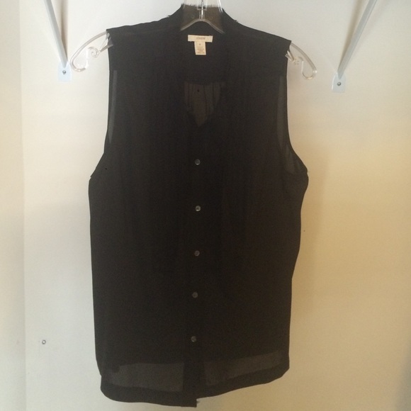 Authentic J. Crew sleeveless blouse
