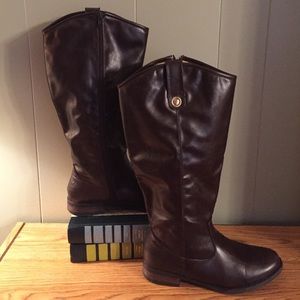 Extra wide calf riding boots