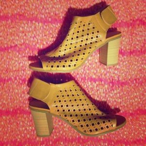 Peep Toe CutOut Booties