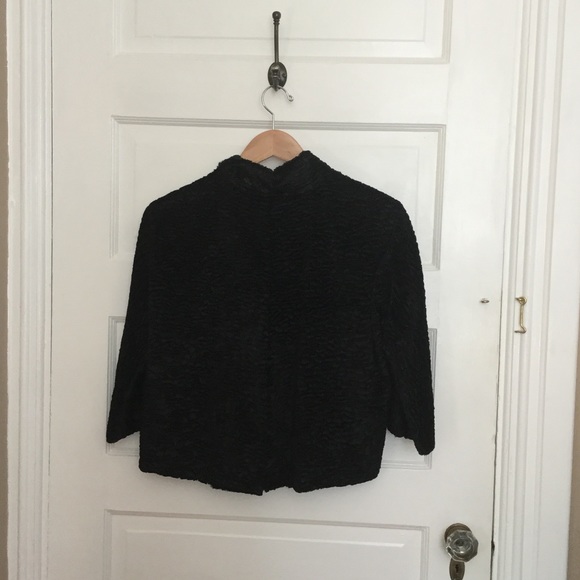 💄Rich Black Adriella Faux Fur Jacket💄 - Picture 3 of 4