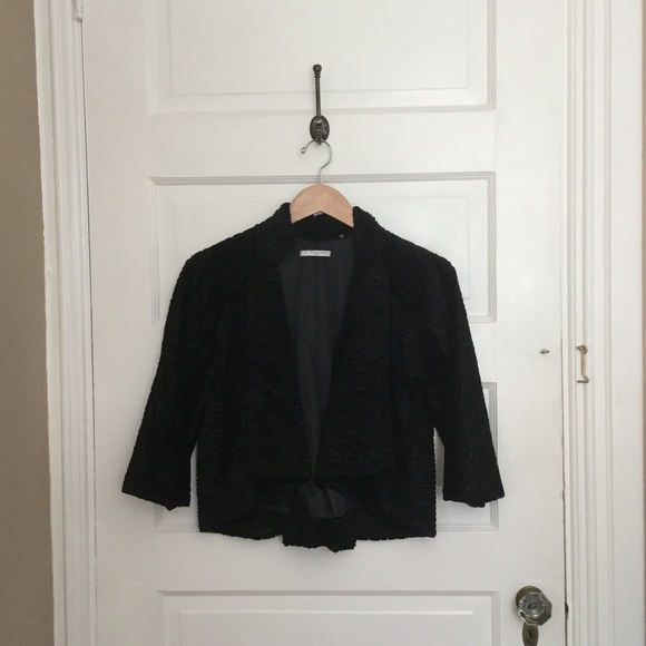 💄Rich Black Adriella Faux Fur Jacket💄 - Picture 2 of 4