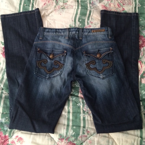 Rerock for Express Dark Denim Jeans
