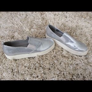 Silver juicy couture shoes