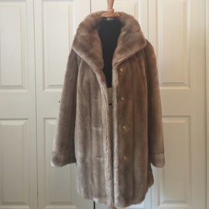 Dramatic Faux fur jacket.