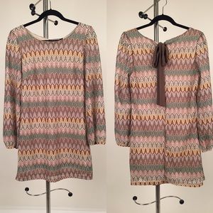 By Together Tied Colorful Dress Size Medium