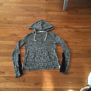 Black and white sweater