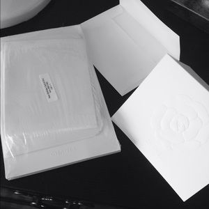 CHANEL original stationary blank cards!